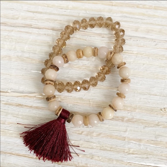 Jewelry - Beaded and tassel bracelets
